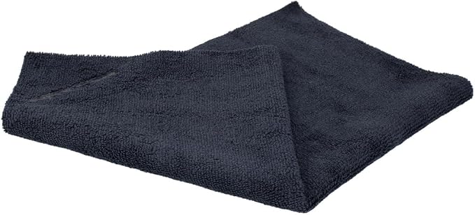 Maxshine 16" x 16" Universal 5-Pack Black Microfiber Car Detailing Towels – 330GSM Ultra-Soft & Absorbent – Ideal for Car Wash, Polishing & Interior/Exterior Detailing