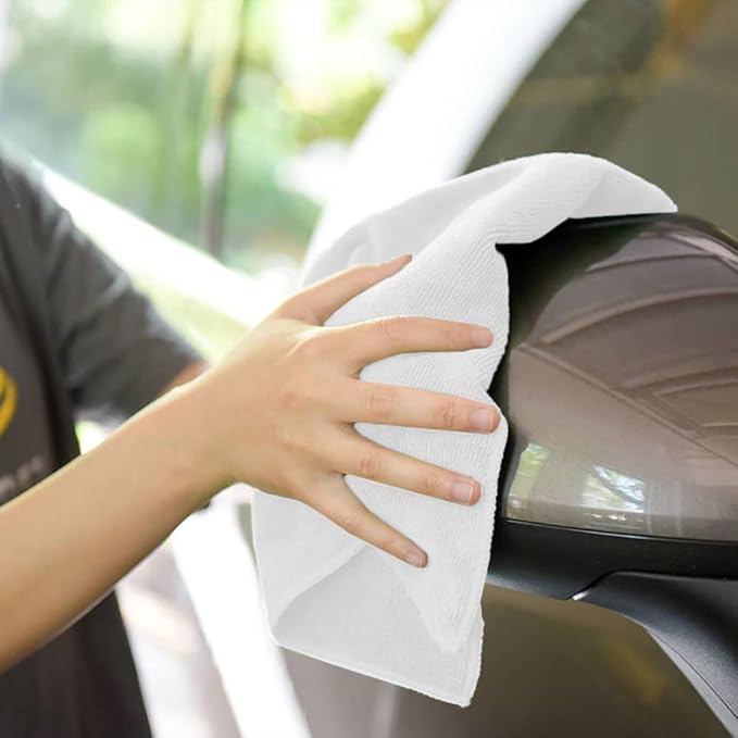 Avalon Towels Microfiber Cleaning Cloths (Value Pack of 36) - Size 16 x 16 Inches, Highly Absorbent Cleaning Rags, Lint Free, Reusable and Washable, Microfiber Towels for Cars