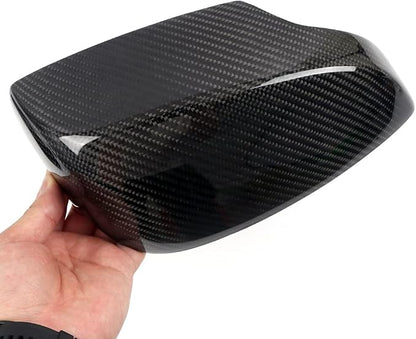 HIGH FLYING Carbon Grain Car Review Side Mirror Cap Cover ABS for Subaru WRX STI 2015-2021 (Only Fit STI)