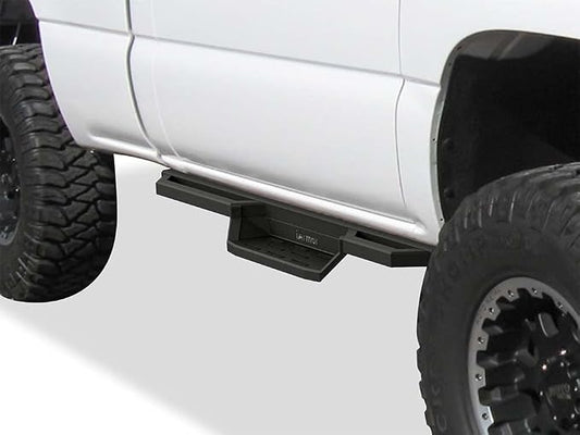 APS Stainless Steel Pocket Steps Running Boards Side Bars Compatible with Chevy Silverado GMC Sierra 1500 2500 1999-2006 Regular Cab & 2500 HD 3500 01-06 & Classic 07
