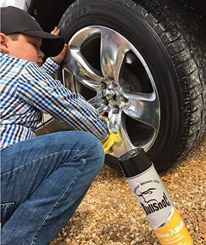 BullSnot! ShineABull Instant Tire Butter & Trim Gloss Spray Silicone-Free, UV Protection, Restores Shine & Moisture to Tires, Bumpers, Seals & More Fast, Easy Application Made in the USA