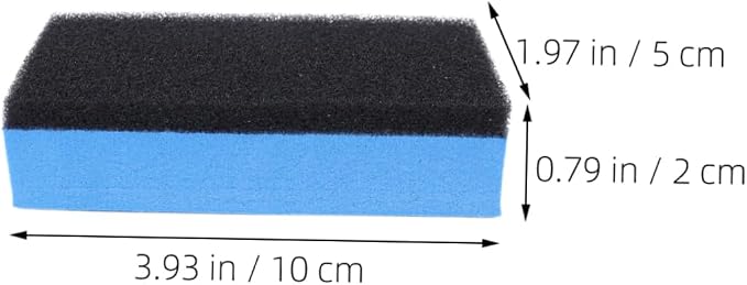 10pcs Dual-Sided Tire Shine Applicator Sponges for Car Detailing High-Density Polishing Pads for Waxing and Cleaning Safe for Glass Coatings