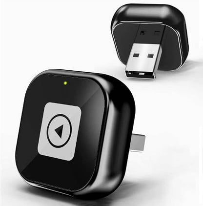 Wireless CarPlay Android Auto 2-in-1 Adapter, Plug & Play Car Dongle Converts Factory Wired to Wireless, Fast Auto Connect, Compact Design, USB A/USB C Compatible(Black)
