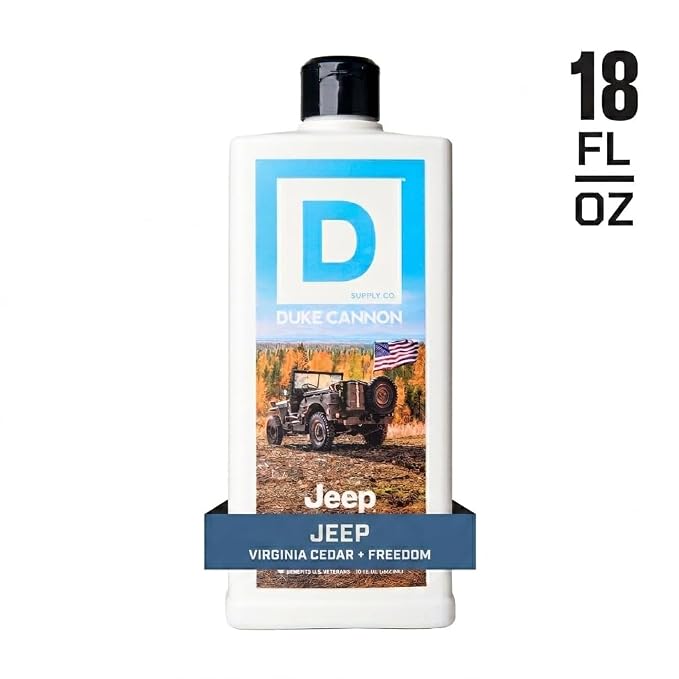 Duke Cannon Supply Co. Body Wash for Men – Jeep National Parks American Legend Scent – Thick, High-Viscosity Men's Body Wash
