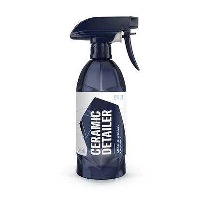 GYEON Ceramic Detailer SiO2 spray gloss enhancer hydrophobic quick detailer paint coating maintenance water repellent slick finish easy spray-on protectant for car motorcycle exterior surfaces