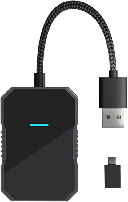 Adapter, Wired to Wirele ss Adapter for for Android Auto Stable Connection Plug and Play Car Wirel ess Converter