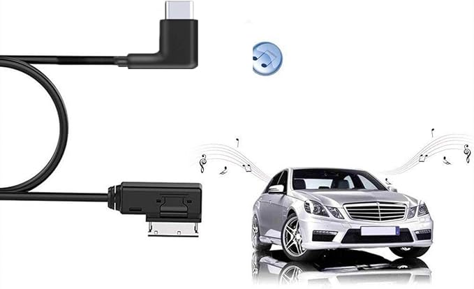 AMI Music Interface Type C Adapter Aux Cable for A3/A4/A5/A6/A8/S4/S6/Q5/Q7 (MMI 3G Plus) for 17 Pro 17 Pro Max Air 16 Pro 16 Pro Max 15 Plus 15 Pro Google Pixel Galaxy Note