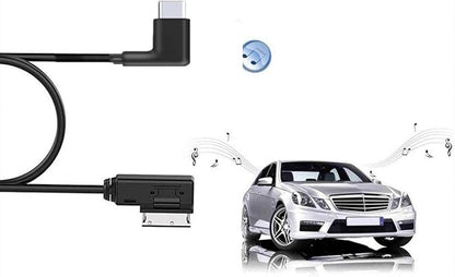 AMI Music Interface Type C Adapter Aux Cable for A3/A4/A5/A6/A8/S4/S6/Q5/Q7 (MMI 3G Plus) for 17 Pro 17 Pro Max Air 16 Pro 16 Pro Max 15 Plus 15 Pro Google Pixel Galaxy Note
