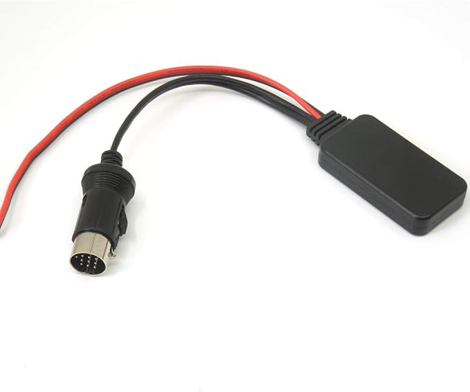 Vehicle Bluetooth Module Audio Stereo Aux Radio Cable Compatible with All Kenwood 13-pin CD Host KRC-553 CA-C2AX KCA-iP500 CA-C1AX