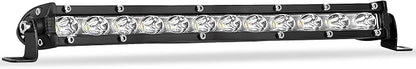 Zmoon 12 Inch LED Light Bar, 72W Spot Flood Combo Beam Light Bar, 8000 lm 6500K White, IP67 Waterproof Offroad Light Bars for Trucks, SUVs, ATVs, Boats