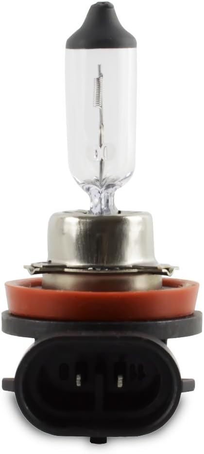 H11 Halogen Headlight Bulb - DC 12V 55W Low Beam for Fog Light DRL Replacement Bulbs, 5000K White Car Headlamp, NOT fit 24V Vehicle,Pack of 2