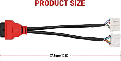 TCAN003 Splitter Diagnostic Cable Adapter for Tesla Model 3, Y, S, X,OBD2 Connector Work Scanner for MaxiSys Ultra Elite II PRO MS909,20 Pin+12 Pin to 16 Pin OBDII Adapter (2-in-1 12pin+20pin)