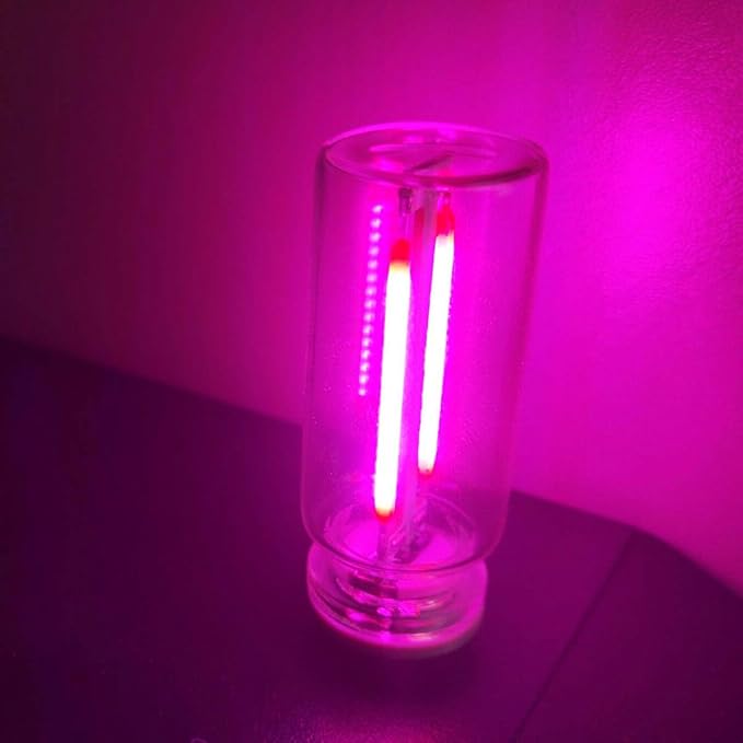 USB LED Atmosphere Light, Plug-in USB Ambient Retro Lamps, Mini LED Car Interface Charging Night Light for Hallway, Bedroom (Pink)