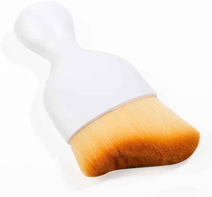 AOCISKA Car Interior Detailing Brush,Soft Bristle Cleaning Brush Car Detailing Brush Dusting Brush,Car Interior Cleaning Tool,Auto Detail Brush Car Dash Duster Brush (White with Cap)