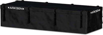 ARKSEN Roof Top Luggage Storage Bag for 84" x 39" Roof Baskets Waterproof 29 Cubic Feet (83.07"L x 33.07"W x 18.11"H) with 12 Straps Anti-Slip Mat 8 Door Hooks for All Vehicles with or without Rack