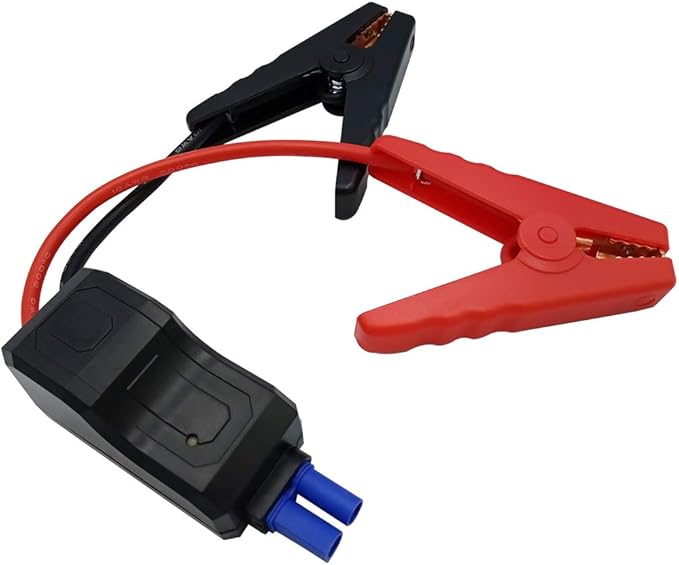 EC-5 Replacement Car Portable Battery Jump Starter Smart Cable, EC5 Car Battery Smart Clamps, 12V, 15A, Anti-short Connection & Reverse Charging Protection, All Copper Material