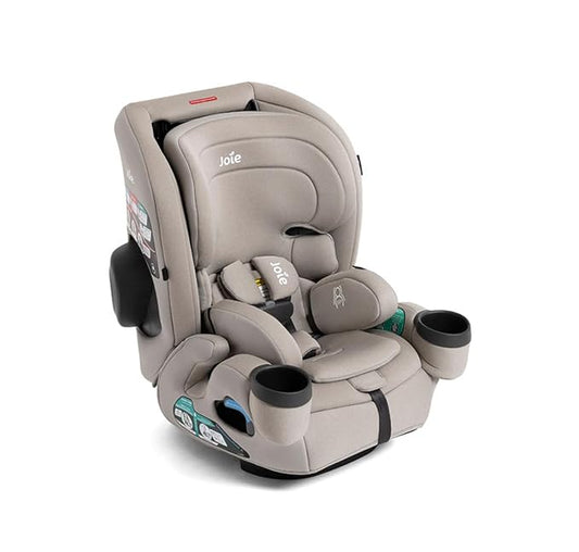 Joie Baby, Saffron™ SI 4‑in‑1 Convertible Car Seat, Rear‑Facing, Forward‑Facing, High‑Back & Booster, LockTight™ Install, Side Impact Protection, No‑Rethread Harness (Dove)