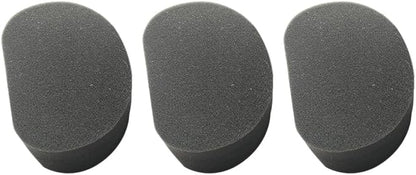 3pcs Car Wheel Polishing Sponge Auto Waxing Sponge Replacements Tire Shine Detailing Reusable Car Cleaning Supplies Waxing Buffing Coating