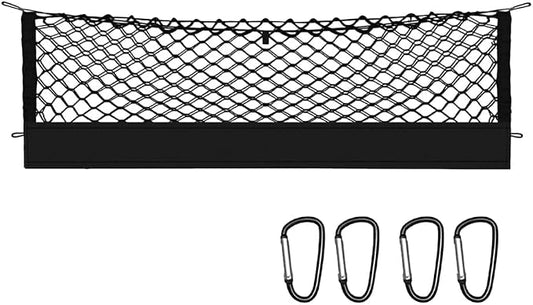 Envelope Cargo Net Fit for 2024-2026 GMC Acadia | Chevy Traverse | 2025+ Buick Enclave | 4mm Thickened Mesh| Truck Bed Cargo Netting SUV Groceries Organizer Storage -Net Heavy-Duty Hooks