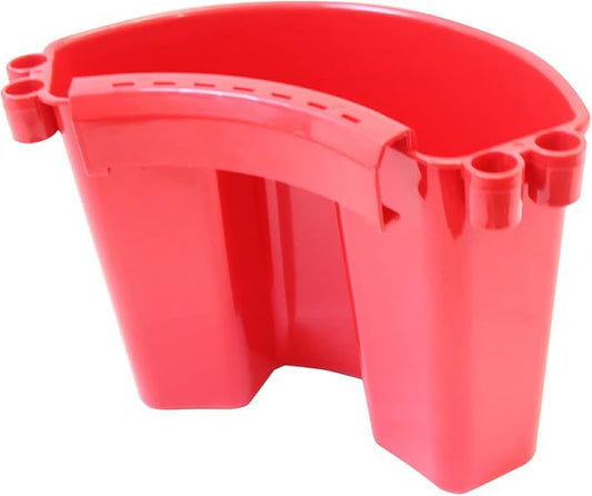 Car Detailing Bucket Organizer - Portable Auto Wash Bucket with Tool Hanger, Red