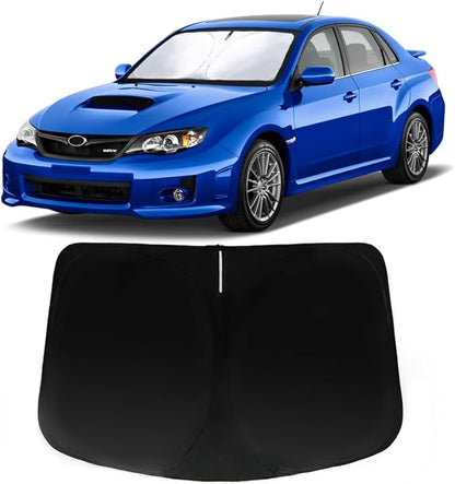 Windshield Sun Shade for 2017-2023 Subaru Impreza WRX/STI | Front Window Sun Visor Protector & Heat Shield, 240T Sunshade Protection Blocks UV Rays Keep Your Car Cooler