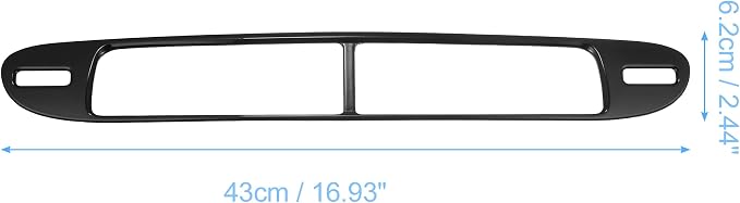 X AUTOHAUX Black Center Console Dashboard Air Conditioner AC Outlet Vent Cover Trim Interior Accessories for Chevrolet Camaro 2010-2015