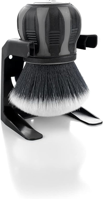 Detail Factory - Curveball XL Synthetic Brush - Ultra Soft Bristles, Comes with Storage Rack, Covers Large Area Inside or Outside Vehicles - Grey