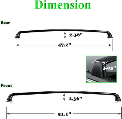 Roof Rack Cross Bars Compatible with 2023 2024 KIA Sportage SX & SX Prestige with Raised Side Rails,Aluminum Heavy Duty Roof Rails Cross Bars for Rooftop Cargo Carry Luggage Kayak Canoe Bike Snowboard