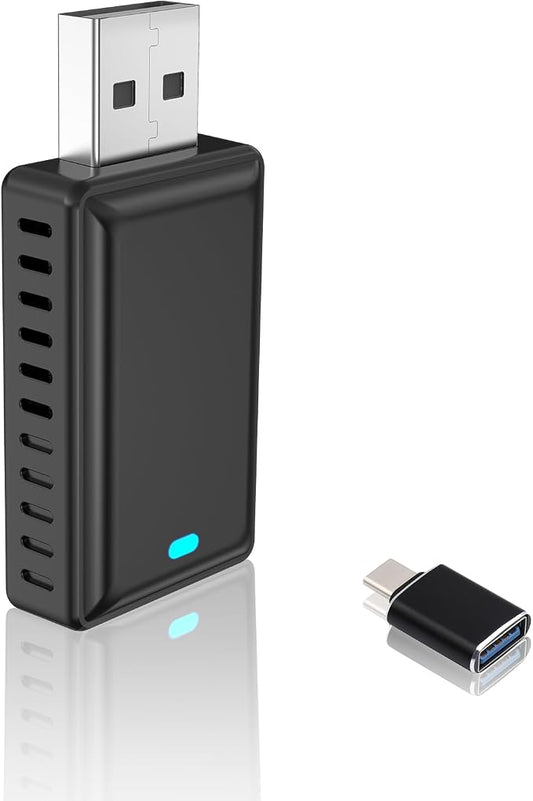 Wireless CarPlay Android Auto Adapter USB Dongle for Apple iPhone Android Phone, Convert Original Wired to Wireless Connection, Plug & Play Fast Stable Connection, 2026 Upgraded Version