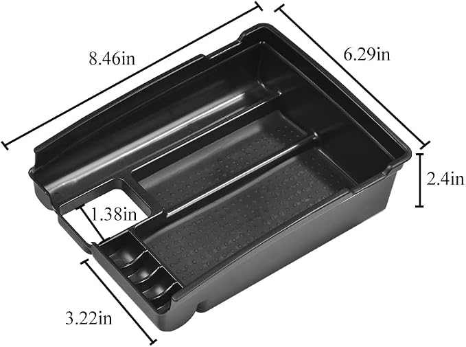 Center Console Organizer Storage Box Compatible with Nissan Rogue 2014-2020 Rogue Sport 2017-2022 Murano 2015-2024 ABS Insert Tray Organizer Glove Pallet