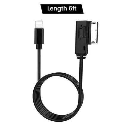 AMI Music Interface Aux Cable Compatible with A3/A4/A5/A6/A8/S4/S6/S8/Q5/Q7/R8/TT with MMI 3G+ System for 13 Pro, 13 Pro Max,14, 14 Pro, 14 Pro Max (6 FT)