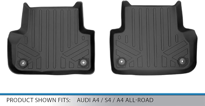 MAXLINER Floor Mats 2nd Row Liner for 2017-2025 Audi A4 / S4 Sedan / A4 Allroad