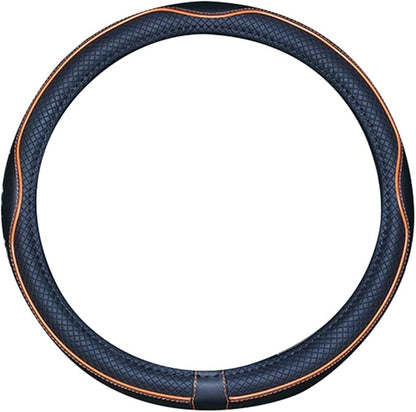 Mayco Bell 2019 New Microfiber Leather Car Extra Large Steering Wheel Cover for Big Trucks (17.5-18'', Orange)