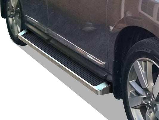 APS Running Boards (Nerf Bars Side Steps Step Bars) Compatible with Nissan Pathfinder 2005-2012 (Silver Running Board Style)