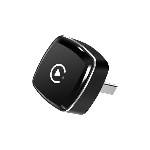 2 in 1 CarPlay & Android Auto Mini Adapter, Plug & Play USB-C for Phones | mini size, 2-in-1 wireless carplay, Compatible with iOS 10+ & Android 11+, easy setup, Supports iOS 10+ / Android 11+