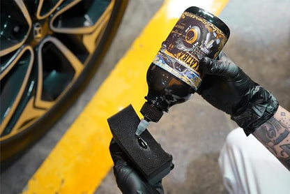 KATIBA Tire Dressing – Durable Tire Shine & Protection for a Dark Rich Look – Water-Repellent Finish with Smooth Application – Maintain Clean Sidewalls – Long-Lasting Results – 500ml Bottle