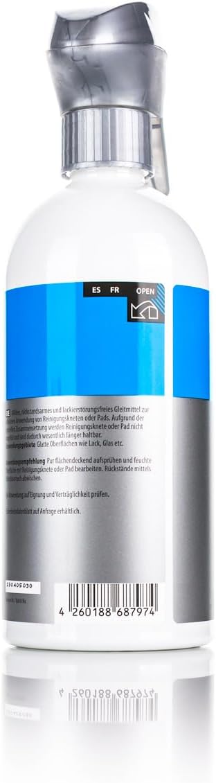 KOCHCHEMIE Koch-Chemie - Clay Spray - Lubricant Spray for Clay Bar or Clay Towel Decontamination; Silicone-Oil-Free; Specialized Formula Helps Preserve Longevity; Mild & Low-Residue (500 milliliters)