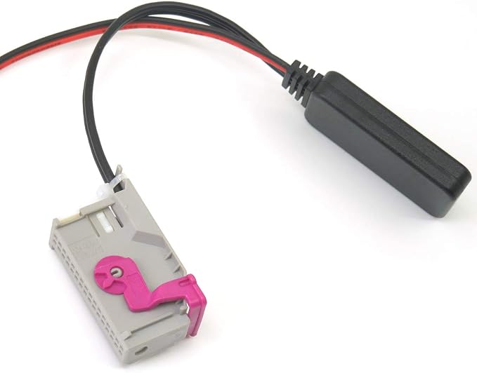 Bluetooth Adapter Audio Aux Input Cable Compatible with Audi RNS-E Navigation Plus A8 TT R8 A3 A4 A6 32-pin