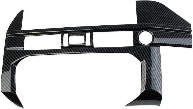 Carbon Fiber Center Console Dashboard AC Air Vent Cover Trim for 2022-2025 Nissan Pathfinder