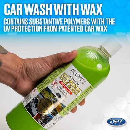 Optimum (NRWW2012G4) No Rinse Wash & Wax - 1 Gallon, (Case of 4)