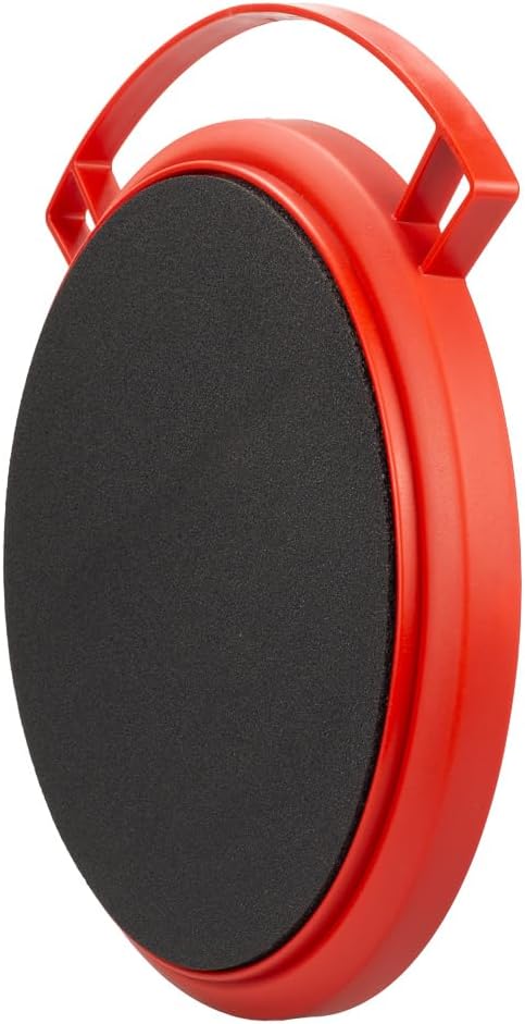 Maxshine 12" Universal Foam Bucket Lid Seat | Red with Black Foam Padded Snap-On Cover for 12" Buckets | Converts to Seat, Kneeling Pad & Organizer | Car Detailing Accessory