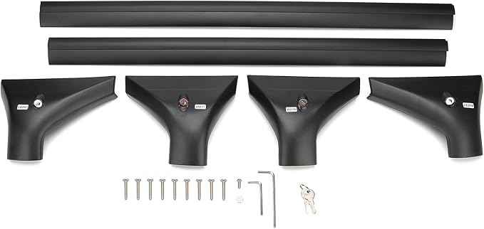 Roof Rack Cross Bars 2021-2024 Compatible with Nissan Rogue 2021 2022 2023 2024 (with Flush Roof Rails),Heavy Duty Aluminum Roof Rails Crossbars Rooftop Luggage Carrier