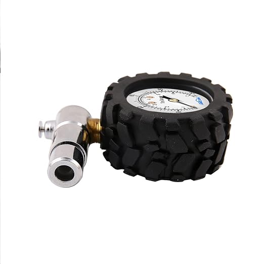 Presta Valve Gauge, GODESON Analog Presta Valve Bicycle Tire Pressure Gauge,100PSI/7Bar, Suitbale for Hybrid Bike Tire Inflation Range