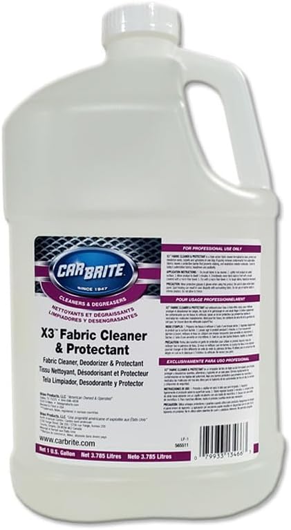 CAR 565511, Car Brite X3 Fabric Cleaner and Protectant, Gallon