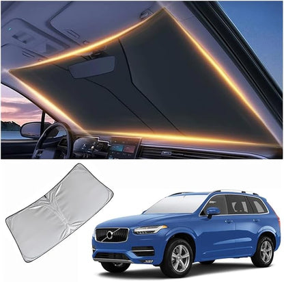 Windshield Sun Shade for Volvo XC90 Front Window Shades Cover for 2010-2025 XC90 Windshield Sun Visor Protector Car Accessories