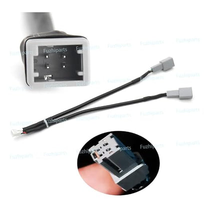Car USB Adapter Plug Connector Cable for Toyota Camry Sienna RAV4 CH-R 2018+ Dual Port for Android Radio