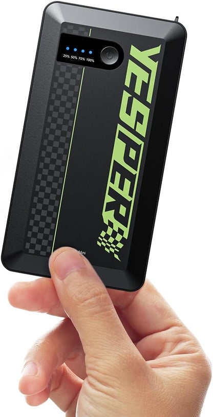 YESPER Jump Starter Portable,1500A Peak Motorcycle Jump Starter, Jump Box for Car Jumper Starter Portable, 12V Auto Booster Pack(Up to 7L Gas and 5.5L Diesel Engine) with Smart Safety Jumper Cable