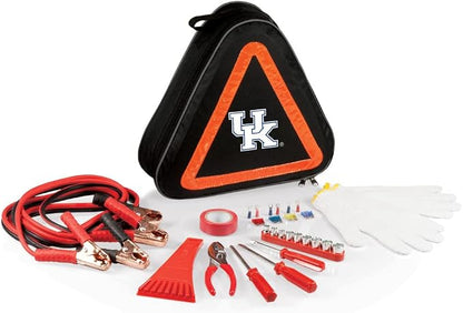 PICNIC TIME NCAA Roadside Emergency Car Kit - Auto Vehicle Safety Road Side Assistance with Jumper Cables and Car Tool Kit
