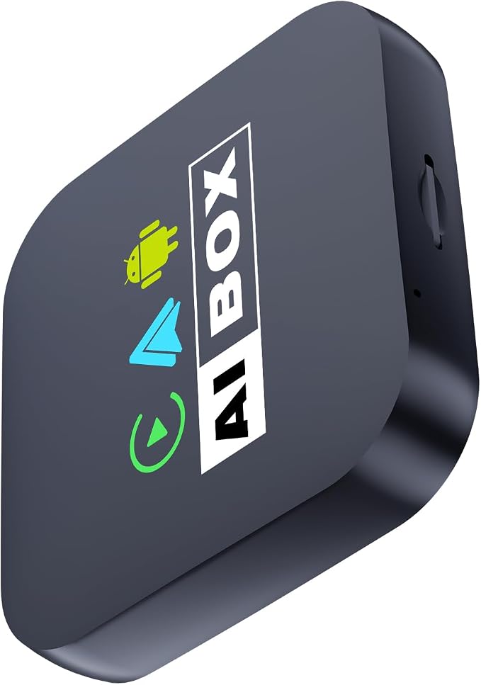 Wireless CarPlay & Android Auto Adapter with Netflix/YouTube, [Supports 4K HDMI Output & Screen Mirroring] - Plug & Play Car Play Wireless Smart AI Box for Cars with OEM Wired CarPlay/Auto