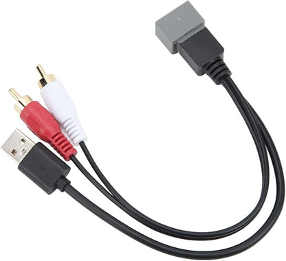 Keenso Car Radio USB Port Retention Cable USB Input Adapter Replacement for Juke Versa Car Bluetooth Kit